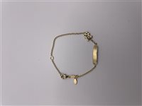Bracciale Soma Gioielli Bambino Bracciale Piastrina Baby in Oro SON BR OG PIASTRINA ORSO - SON BR OG PIASTRINA ORSO